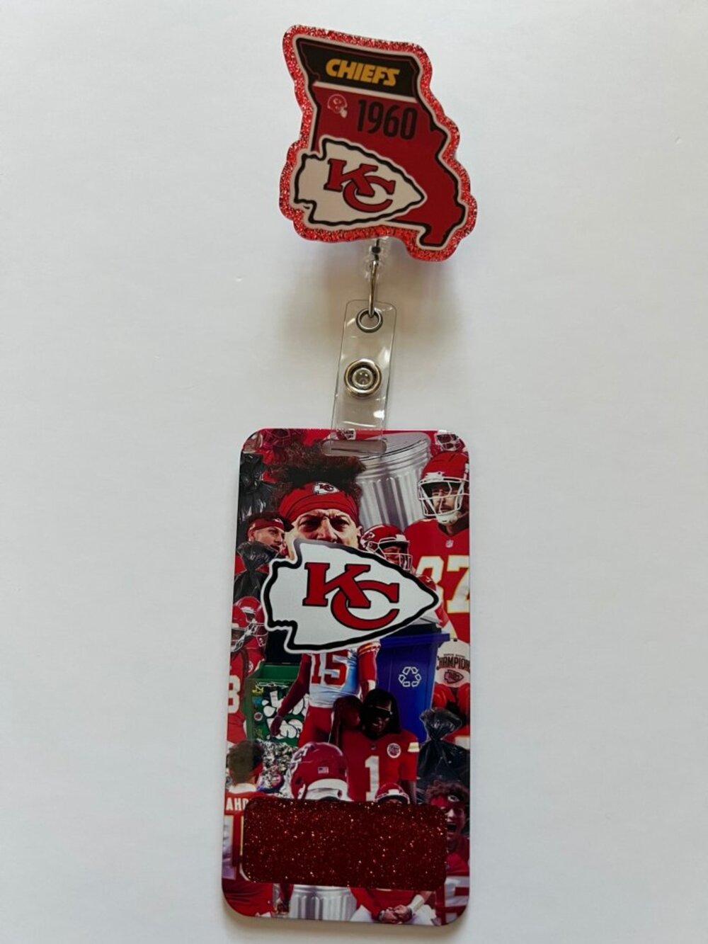 Kansas City Chiefs Retractable Badge Reel & Badge Buddy Set